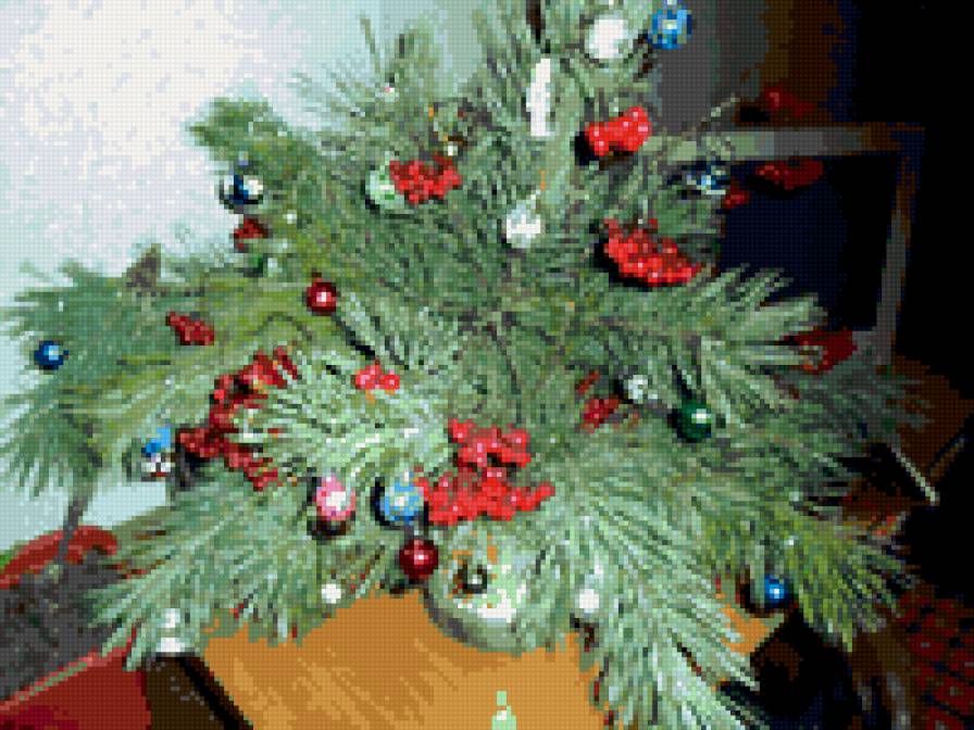 новогодний букет - предпросмотр