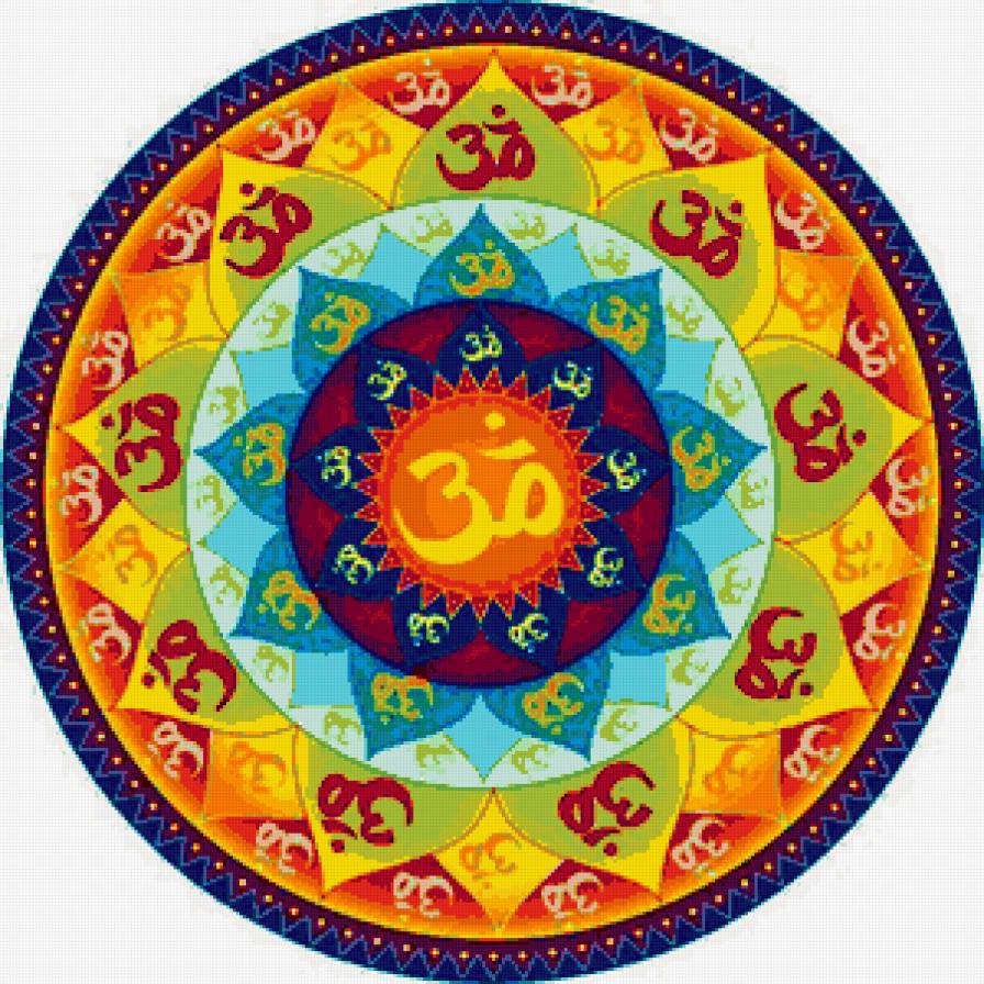 Янтра ОМ - мантра, ом, янтра - предпросмотр