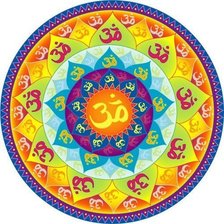 Схема вышивки «Янтра ОМ»