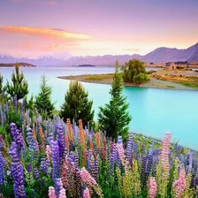 Схема вышивки «дивное озеро»