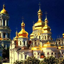 Схема вышивки «золотые купола»