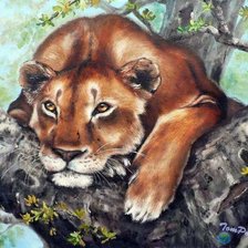 Схема вышивки «Милая зверюшка»