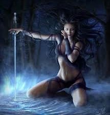 Схема вышивки «Девушка воин»