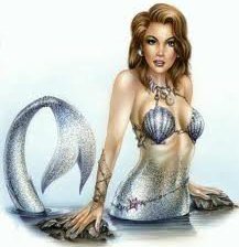 Схема вышивки «русалка»