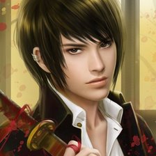 Схема вышивки «Азиатский парень»