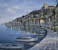 Схема вышивки «красивый пейзаж»