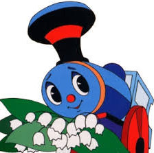 Схема вышивки «паровозик из ромашково»