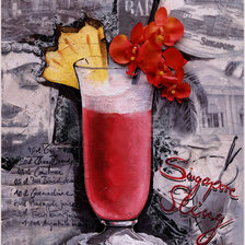 Схема вышивки «коктейль»