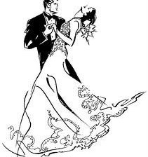 Схема вышивки «танец»