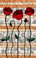 Схема вышивки «маки»