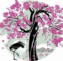 Схема вышивки «сакура»