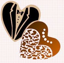 Схема вышивки «пара сердец»