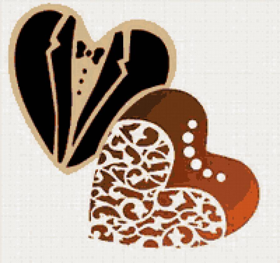 пара сердец - свадьба, сердце - предпросмотр