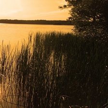 Схема вышивки «Триптих лодка (3)»