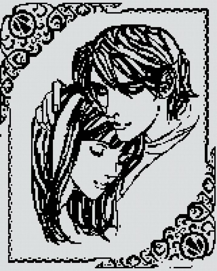 пара - пара, черно-белое - предпросмотр