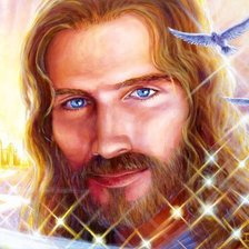 Схема вышивки «Иисус»