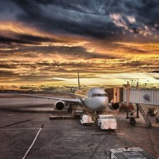 Схема вышивки «Самолет»