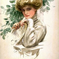 Схема вышивки «девушка2»