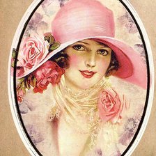 Схема вышивки «девушка4»