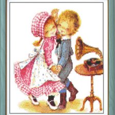 Схема вышивки «танец»