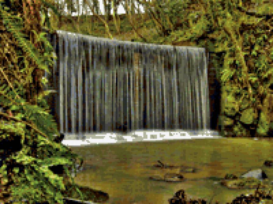 водопад - природа - предпросмотр