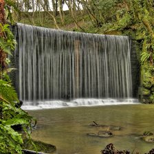 Схема вышивки «водопад»