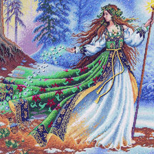 Схема вышивки «лесная фея»