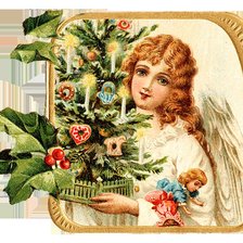 Схема вышивки «ангелок»