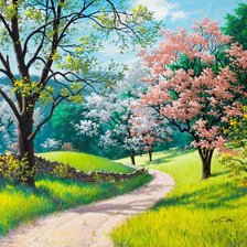 Схема вышивки «Весна»