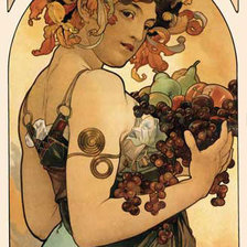 Схема вышивки «фрукты картина а.мухи»