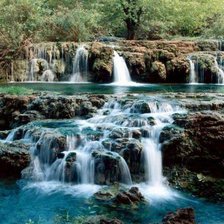 Схема вышивки «водопад»