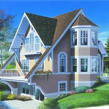 Схема вышивки «милый дом»