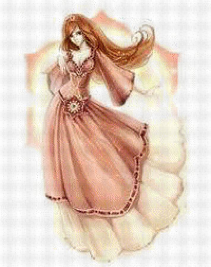 Цветочная фея - фея, цветы, девушка - предпросмотр