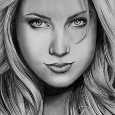 Схема вышивки «Карандашный рисунок»