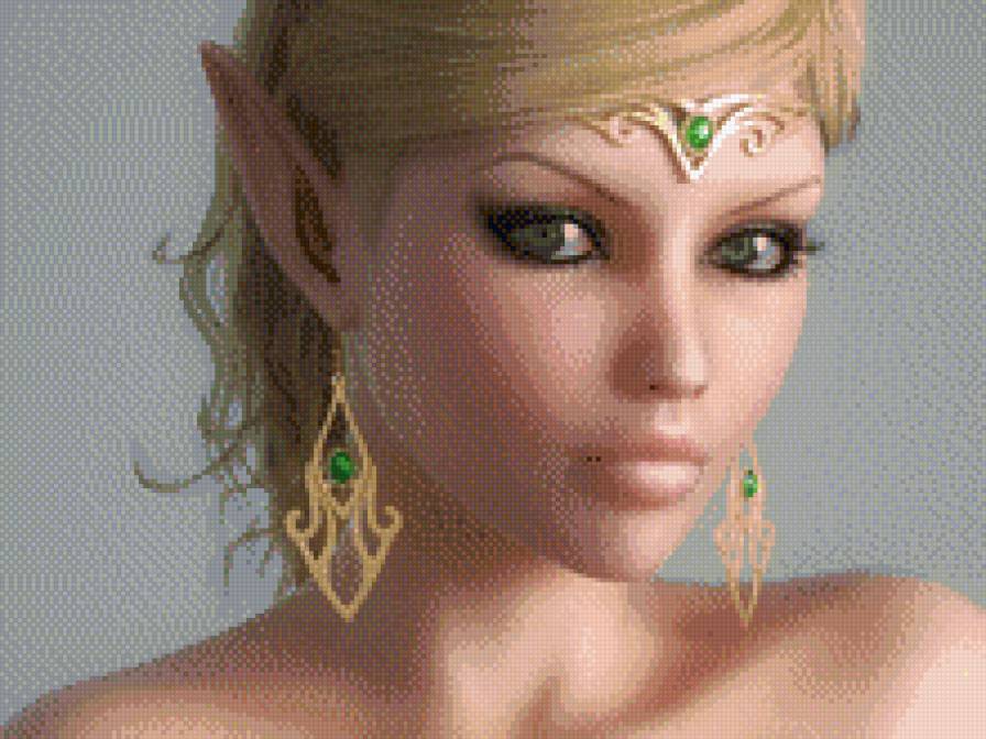 Девушка-Эльф - фэнтези, девушка, игры - предпросмотр