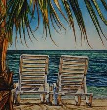 Схема вышивки «beach»