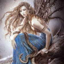 Схема вышивки «девушка»