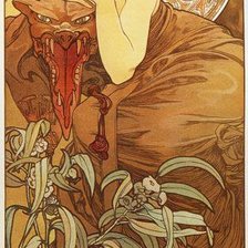 Схема вышивки «изумруд картина а.мухи»