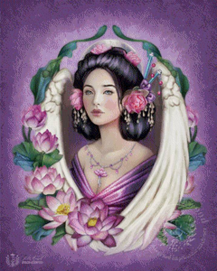 Ангел лотосов - angel - предпросмотр