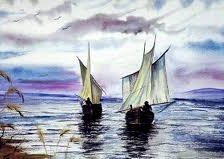 Схема вышивки «море»