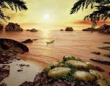 Схема вышивки «морской пейзаж»