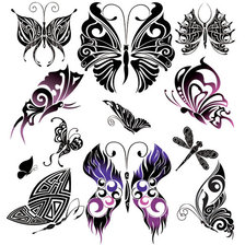 Схема вышивки «babochka»