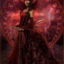 Схема вышивки «Гнев»