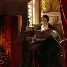 Схема вышивки «за чтением»