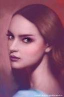 Схема вышивки «Девушка»