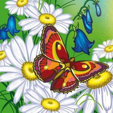 Схема вышивки «цветы»