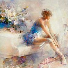 Схема вышивки «балеринка»