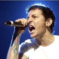 Схема вышивки «Chester Bennington»