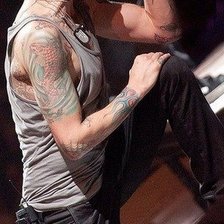 Схема вышивки «Chester Bennington»