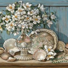 Схема вышивки «морской натюрморт»
